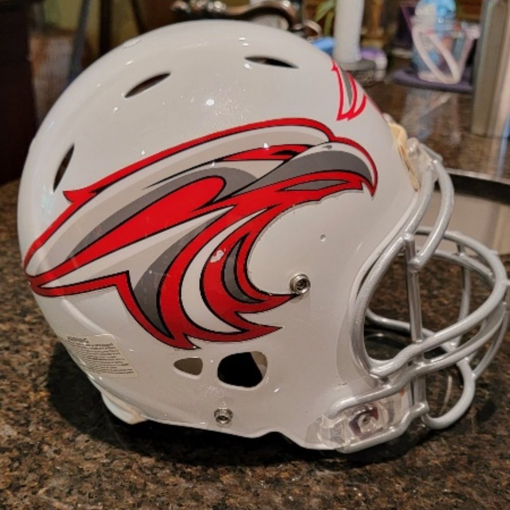 Riddell White Eagles Style Football Helmet